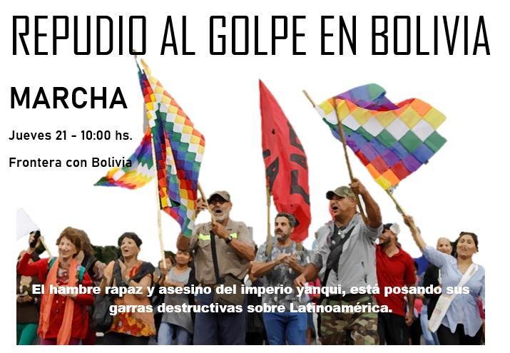 GOLPE EN BOLIVIA: EL SEOM DE LA CTM SE MOVLIZA A LA FRONTERA.