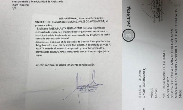 MUNICIPALES de AVELLANEDA (B.A.) – STMA –