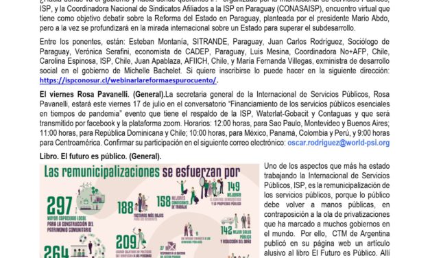 EL BOLETIN DE PRENSA DE LA CONTRAM.