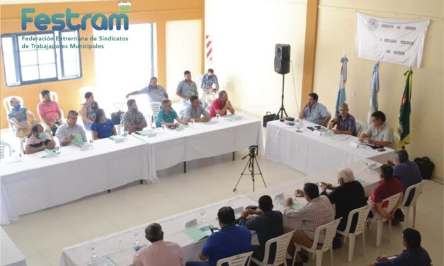 HISTÓRICO PLENARIO DE SECRETARIOS GENERALES DE LA FESTRAM (ENTRE RIOS) EN SAN SALVADOR