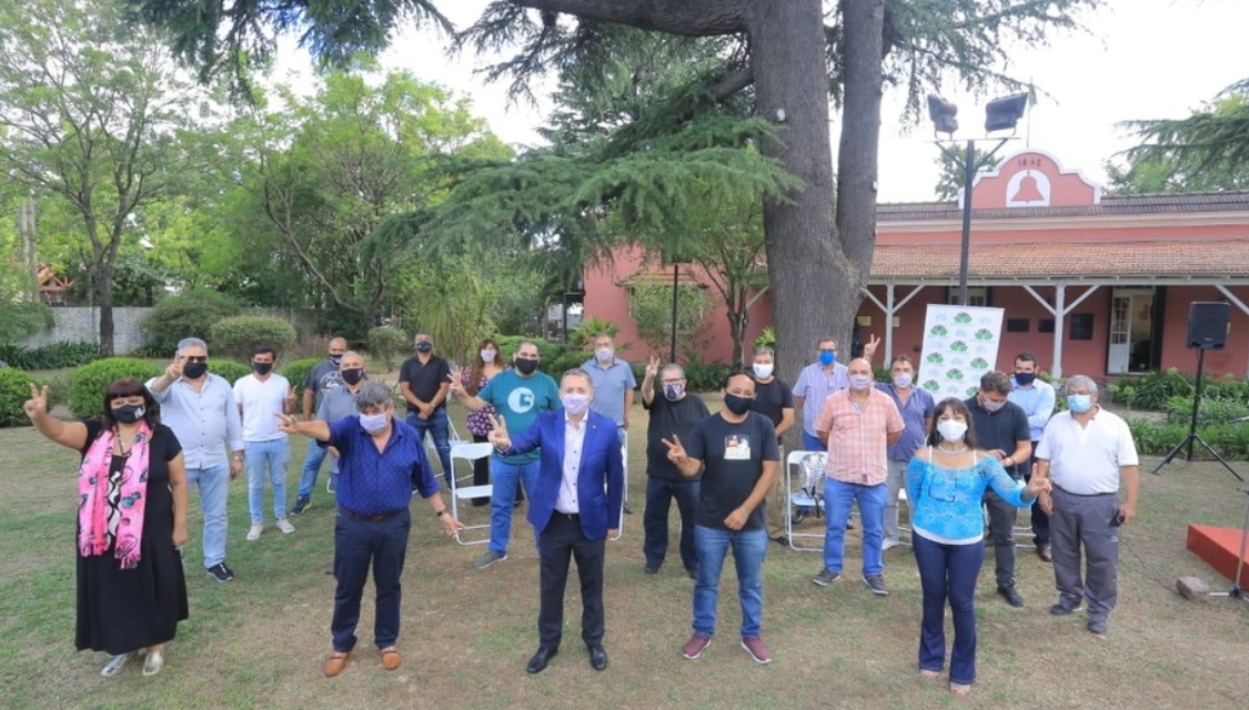 Fernando Gray, con la Federación de Sindicatos Municipales bonaerenses