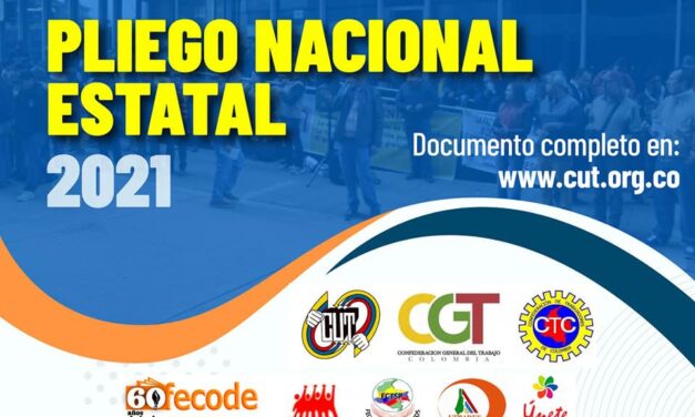 COLOMBIA: SE PRESENTÓ EL PLIEGO NACIONAL ESTATAL UNIFICADO.