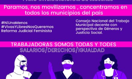 EN EL DIA INTERNACIONAL DE LA MUJER: MUJERES SINDICALISTAS-MUNICIPALES ARGENTINAS, DECLARAN.