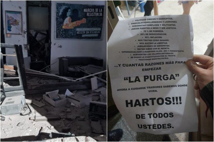 Rubén García repudió el ataque al local del Frente de Todos en Bahía Blanca: “Marcan una época que ya no queremos en la Argentina”