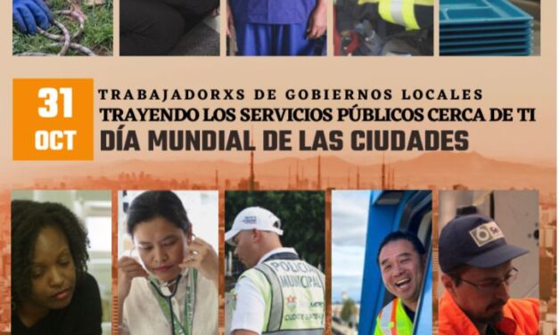 DÍA MUNDIAL DE LAS CUIDADES – 31 de OCTUBRE de 2021
