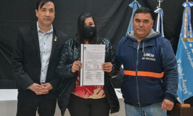 Acto en el SOEM: 57 trabajadores municipales pasan a planta permanente y 25 a transitoria