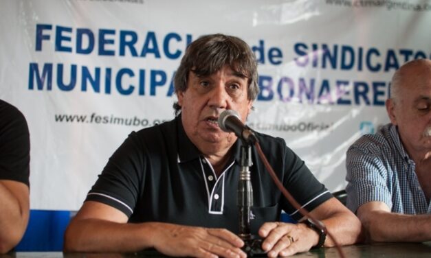 Para el “Cholo” García, los problemas de los municipales “deben tener decisiones del más alto nivel político”