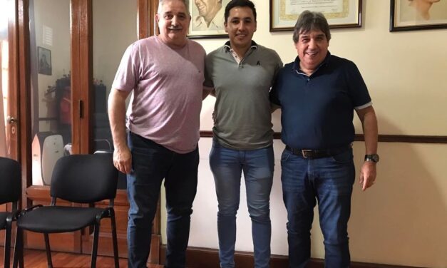 El Secretario General de la CTM, compañero Ruben “Cholo” García, recibió la visita del compañero Nicolas López.