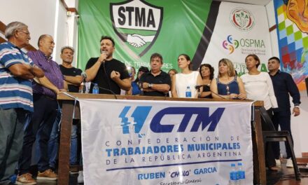 Recambio generacional: el “Cholo” García dejó la conducción de la CTM y en su lugar asumió Hernán Doval