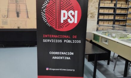 SE REUNIÓ EL COMITÉ SUBREGIONAL CONO SUR DE LA ISP EN BUENOS AIRES.