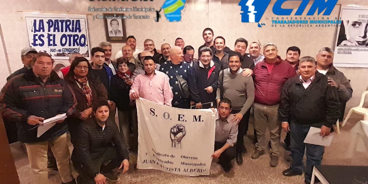 Reunión de todos los Sindicatos Municipales de Tucumán
