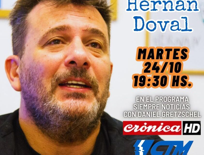 HERNÁN DOVAL EN CRONICA TV
