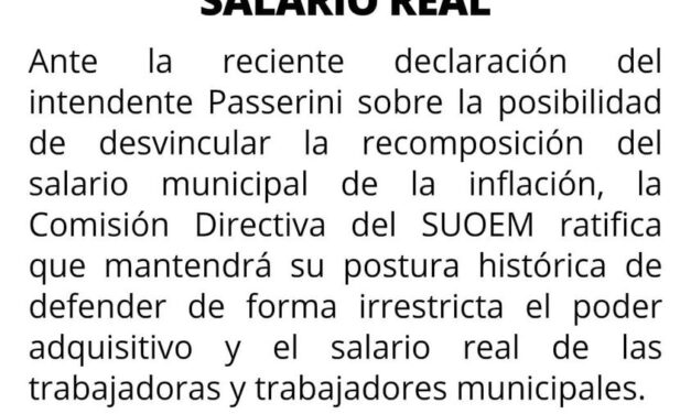 COMUNICADO DE PRENSA – CÓRDOBA