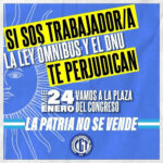 SOLIDARIDAD SINDICAL INTERNACIONAL CON LA MOVILIZACIÓN DEL 24 DE ENERO.