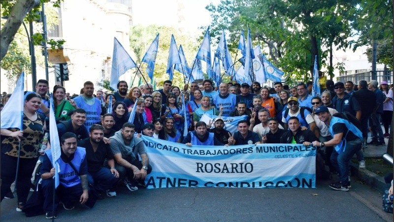 El sindicato Municipal de Rosario estuvo presente en la Marcha Federal Universitaria