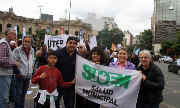 1° de Mayo | El SUOEM Participó de la Caravana en Defensa de los Derechos Laborales y en Contra de la Restauración del Impuesto a las Ganancias