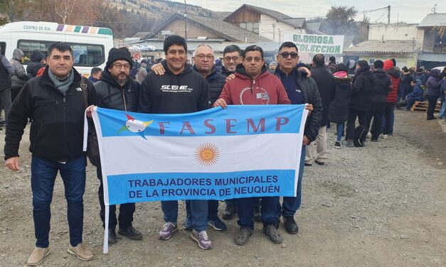SOEME Y ZO REALIZA SU CUARTO DÍA DE RETENCIÓN DE SERVICIOS EN ESQUEL