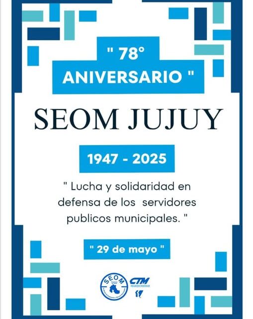 » 78 años comprometidos con la defensa de los derechos del trabajador municipal «
