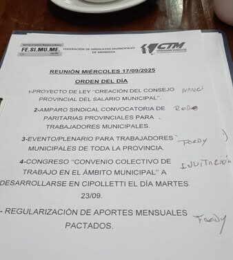 MUNICIPALES de la Pcia. de MENDOZA – Fe.Si.Mu.Me.