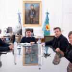 Luego de recibir a Hernán Doval y a Rubén García, Kicillof se comprometió a convocar por primera vez al Consejo del Empleo Municipal