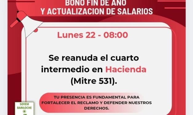 MUNICIPALES de BARILOCHE (R.N.) – SOYEM –