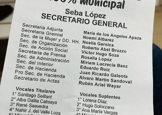 MUNICIPALES de la Pcia. de JUJUY – SOEM –