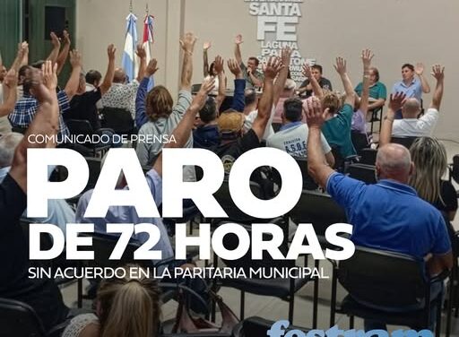 SIN ACUERDO EN LA PARITARIA MUNICIPAL