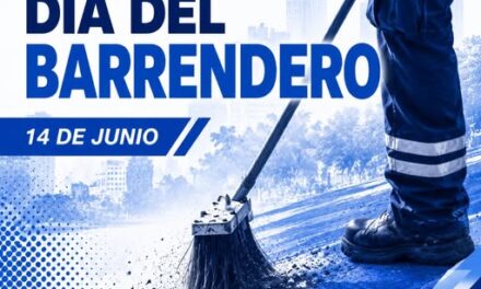 Cada 14 de junio se conmemora el DÍA DEL BARRENDERO Y LA BARRENDERA.