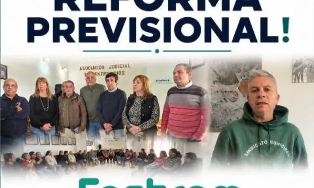 MUNICIPALES de la Pcia. de ENTRE RÍOS – FESTRAM –