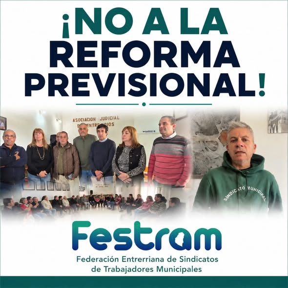 NO A LA REFORMA PREVISIONAL