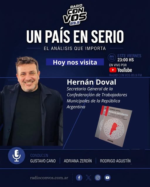 DOVAL EN Radio Con Vos 89.9