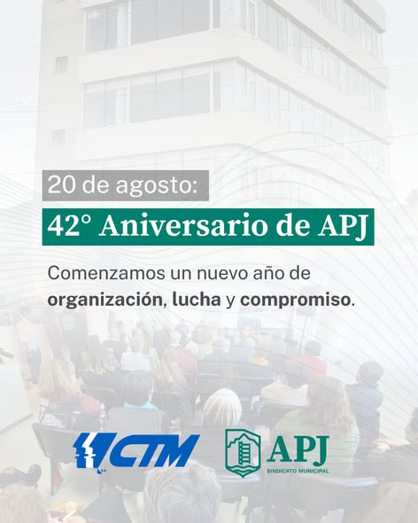 ¡Feliz aniversario, APJ! 