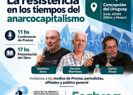 FESTRAM INVITA A LA PRESENTACIÓN DEL LIBRO «LA RESISTENCIA EN TIEMPOS DEL ANARCOCAPITALISMO»